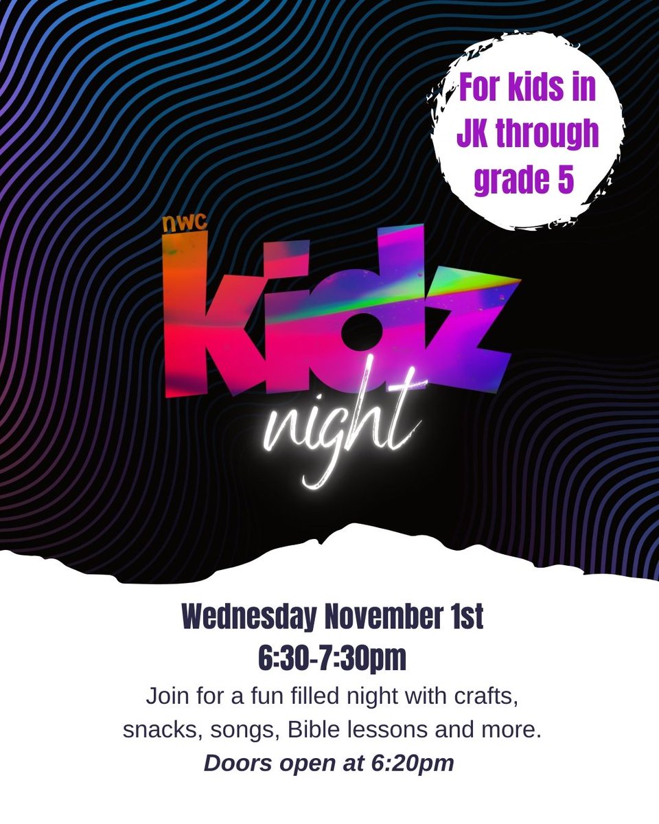 WorshipNiagara's tweet photo. ❗ NO BODY PANIC❗IT'S HAPPENING ❗  

Kidz Night is only one week away! We can't wait to see you all again! 
Join us next Wednesday night! https://t.co/GZS4svniSM