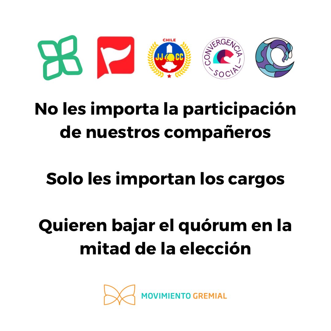 Mov. Gremial UC tweet media