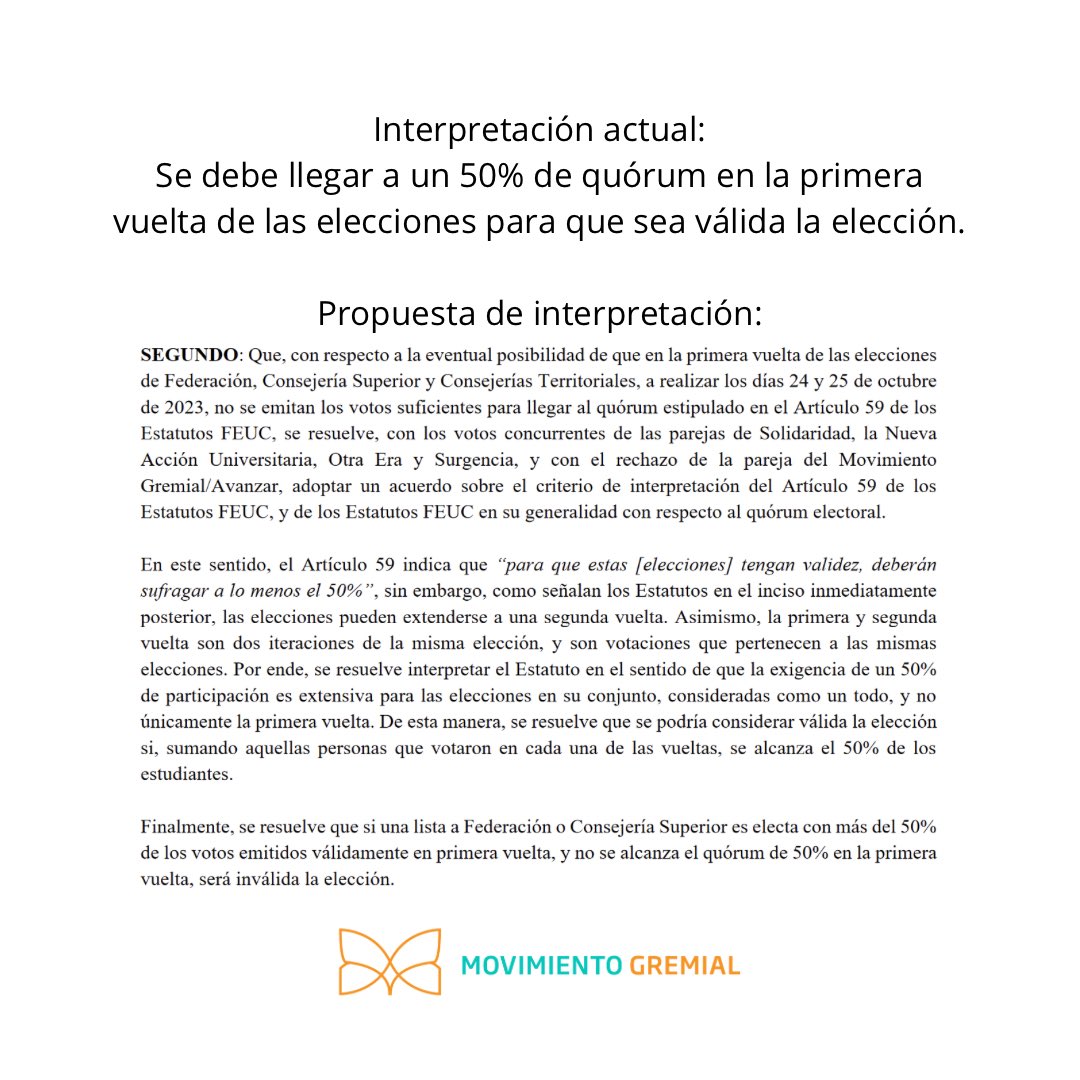 Mov. Gremial UC tweet media