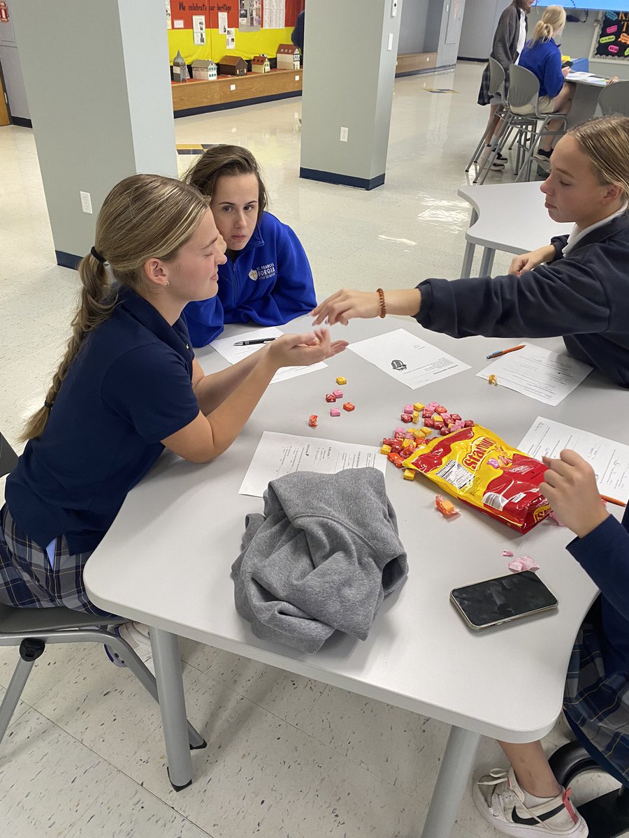 Today we tested our senses and perceptions in Psychology. Ms. Thacker also tried her best to identify what she was smelling!