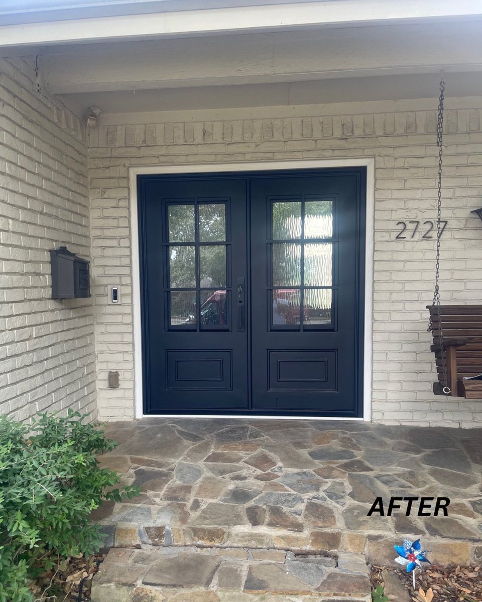 SurplusTx's tweet image. Transform Your Space Today! Swipe left to see the incredible before and after of our stunning new door installation. 🚪 Ready for a jaw-dropping upgrade? Contact us now for a FREE consultation! 

Shop this Door Today! 🔗 sbmtx.com/products/6-0x6…