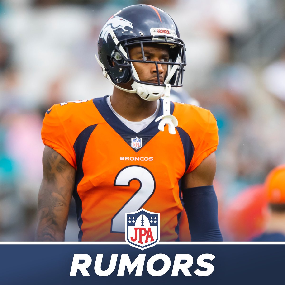 jasrifootball's tweet image. 𝗥𝗨𝗠𝗢𝗥𝗦: The #Broncos are going to listen to trade inquiries on WR Jerry Jeudy, WR Courtland Sutton, OL Garett Bolles, LB Josey Jewell, S Justin Simmons and even CB Patrick Surtain over the next six days, says @AlbertBreer 

The Broncos are very far away from being…