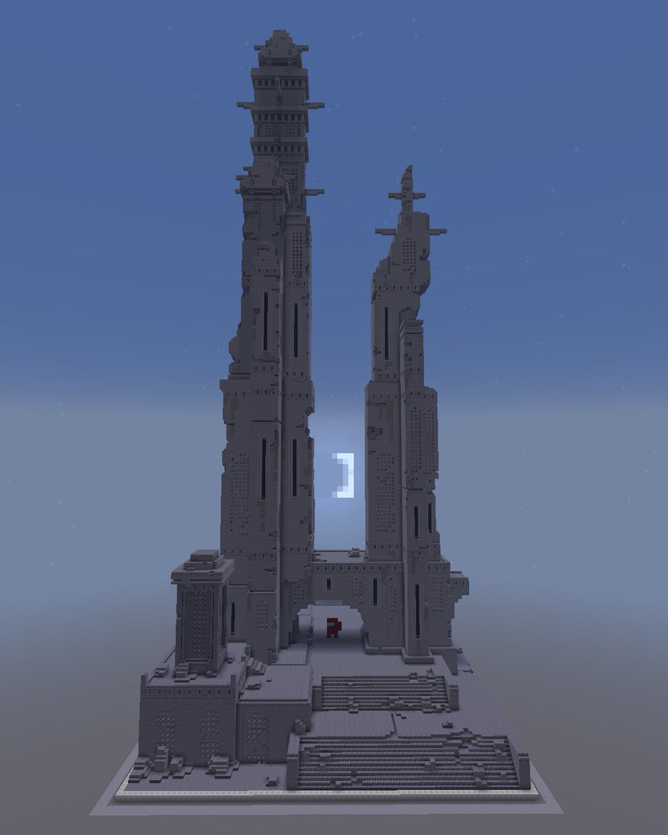 Ancient Temple - practicing larger forms and silhouettes