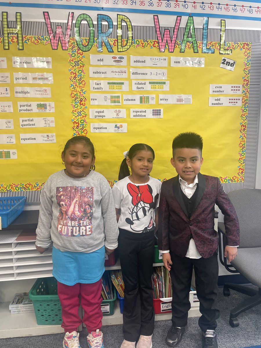 Mrs. Melón (@maestra_bil) on Twitter photo Meet our amazing second grade bilingual students.
Today at TMES, we dressed for success in honor of Red Ribbon Week. And just like one of their tops says, our students are indeed the future! ⭐️⭐️⭐️⭐️ #SmoothSAILingAtTMES
<a href="/DrLaurenSchulze/">Lauren Schulze, Ed.D.</a> Meet our amazing second grade bilingual students.
Today at TMES, we dressed for success in honor of Red Ribbon Week. And just like one of their tops says, our students are indeed the future! ⭐️⭐️⭐️⭐️ #SmoothSAILingAtTMES
<a href="/DrLaurenSchulze/">Lauren Schulze, Ed.D.</a>