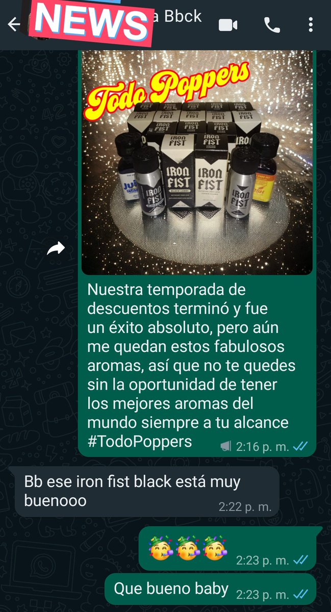 Nuestros clientes son nuestra mejor carta de presentación y ellos mismos son quienes referencian los mejores aromas del mundo para que los tengas siempre a tu alcance <a href="/TodoPoppers/">TodoPoppers</a>