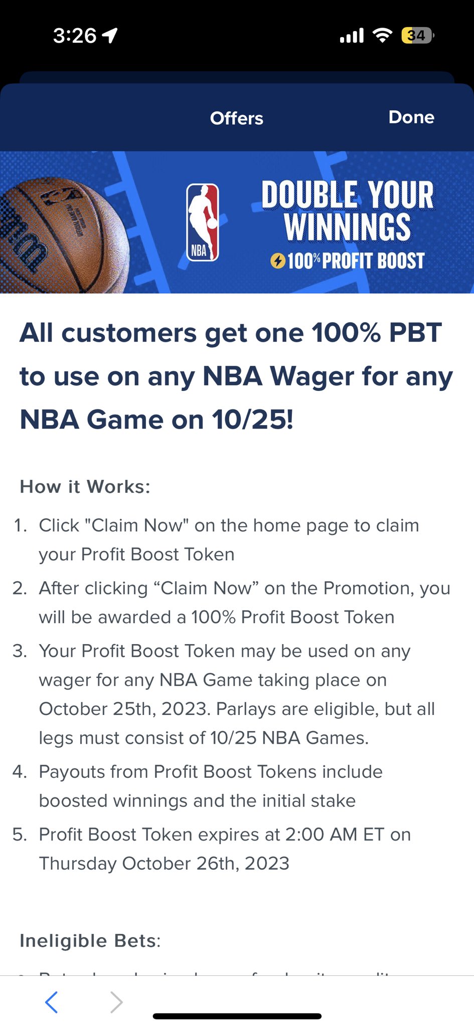 Profit Boost for all! Win any match, and your winnings will be