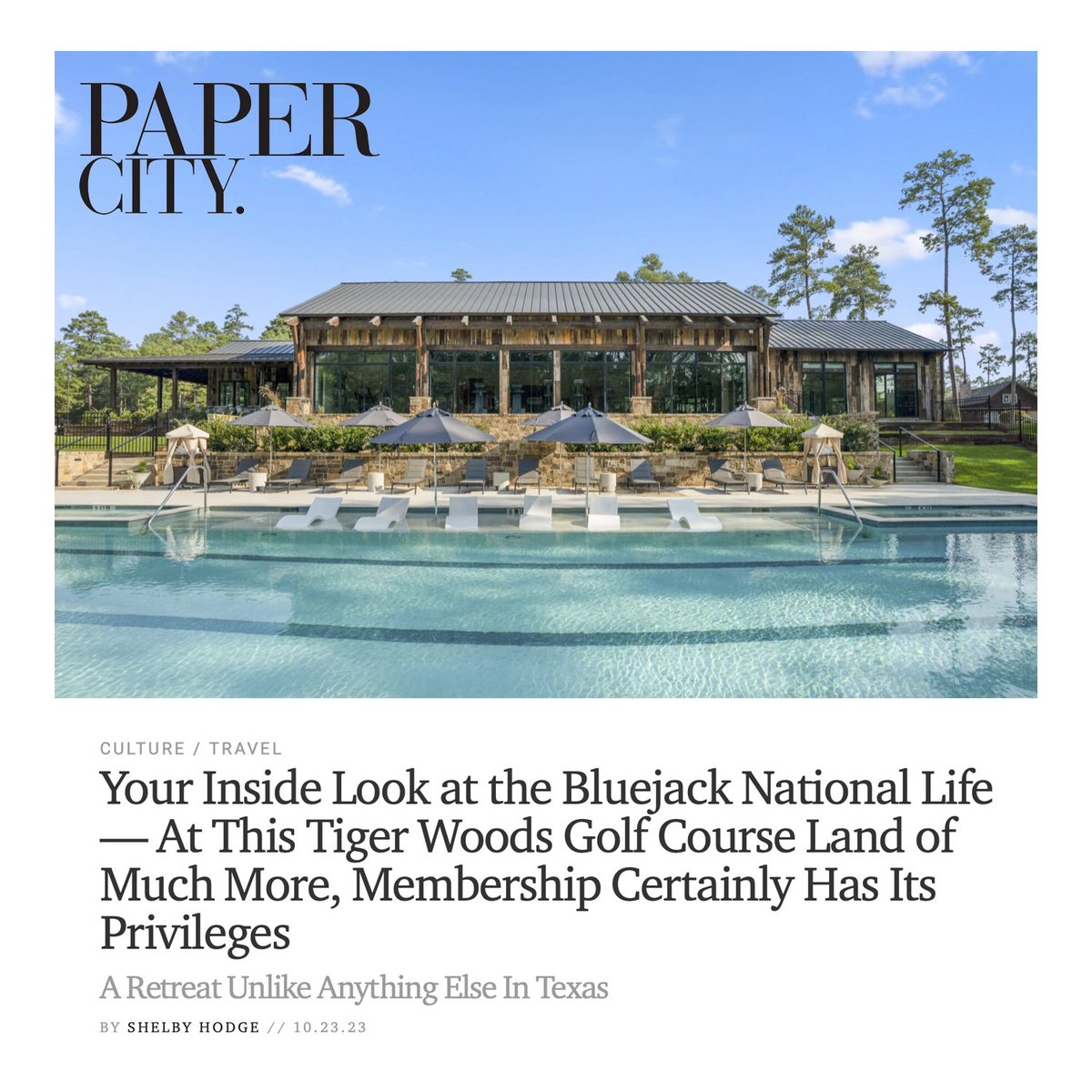 If you're curious about what the lifestyle is all about at <a href="/BluejackNation/">Bluejack National</a>, here's an exclusive inside look from <a href="/PaperCityMag/">PaperCity Magazine</a>. 

bit.ly/3Q86FHz