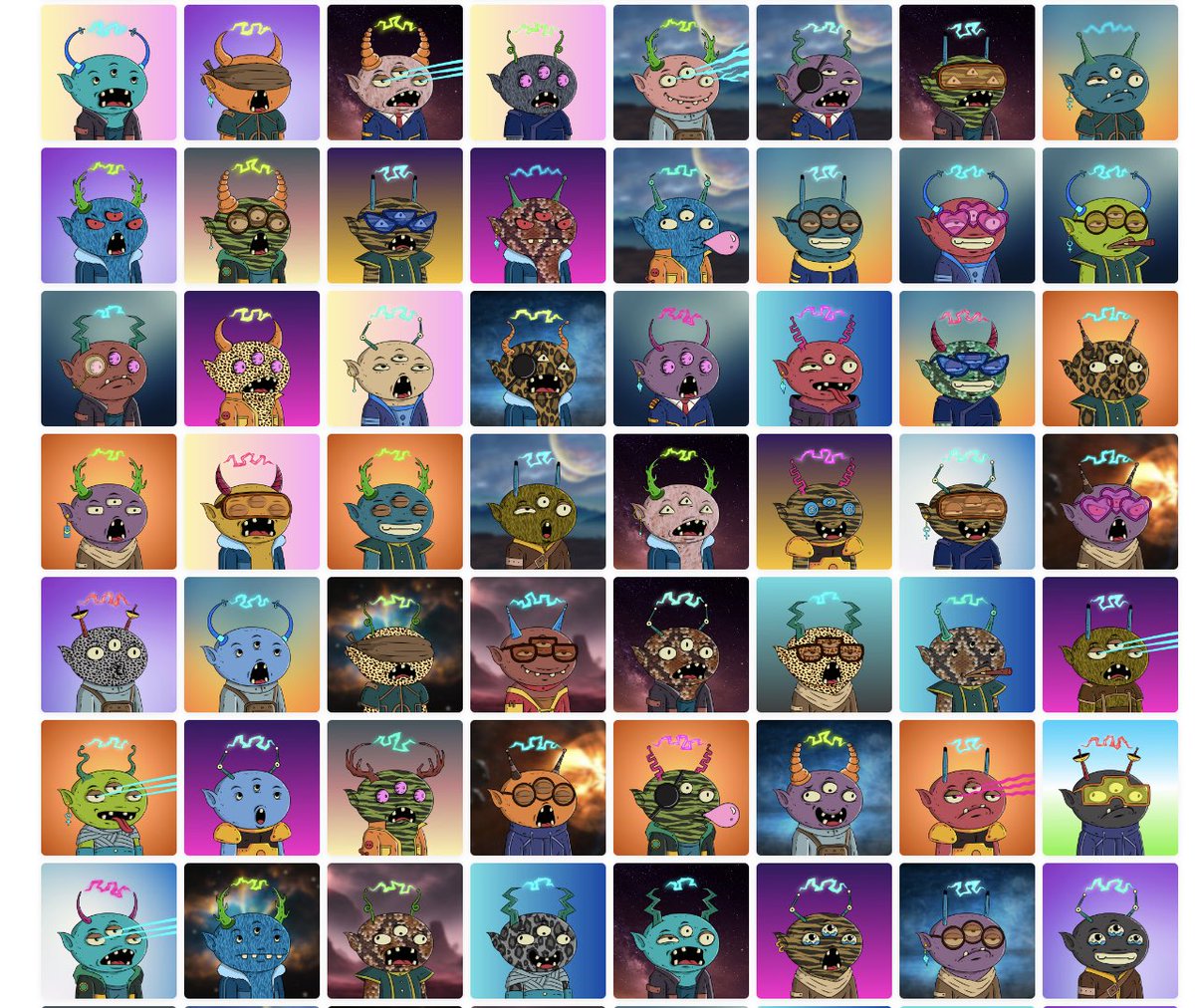 0xkingjpeg's tweet photo. @TheInvaderNFT @pudgycatsnft Invaders party 🎉👽 https://t.co/NOcXgqBlXZ