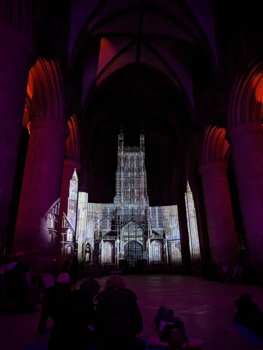 allymcc50's tweet photo. Now posting some of my favourite pictures from @luxmuralis @GlosCathedral #LightEternal from Monday.
Pictures don't really do this event justice. If you're free evenings between tomorrow and Saturday, GO. https://t.co/4aMyOMBAVC