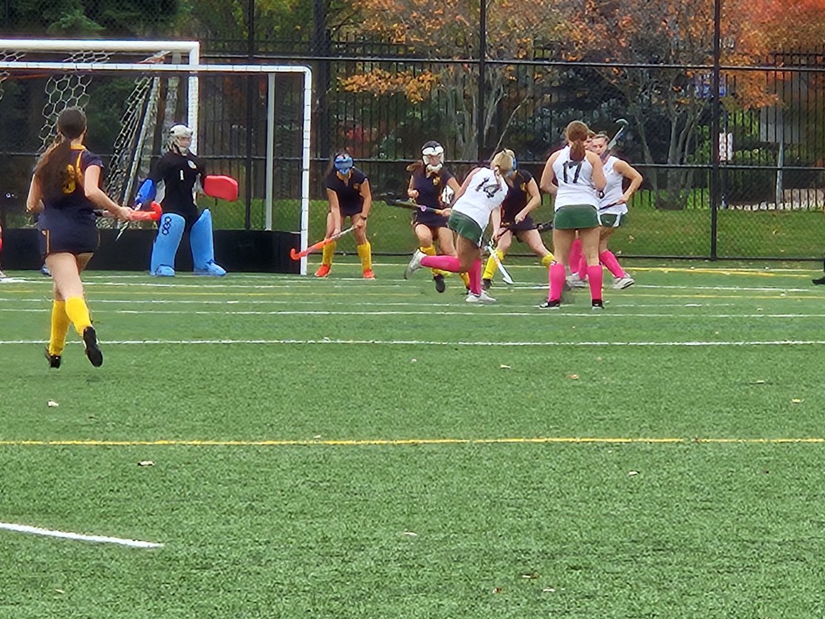 Nichols Field Hockey hosts the CISAA Semi-Finals vs SJK. Vikings lead early in the first half
#NSVikings