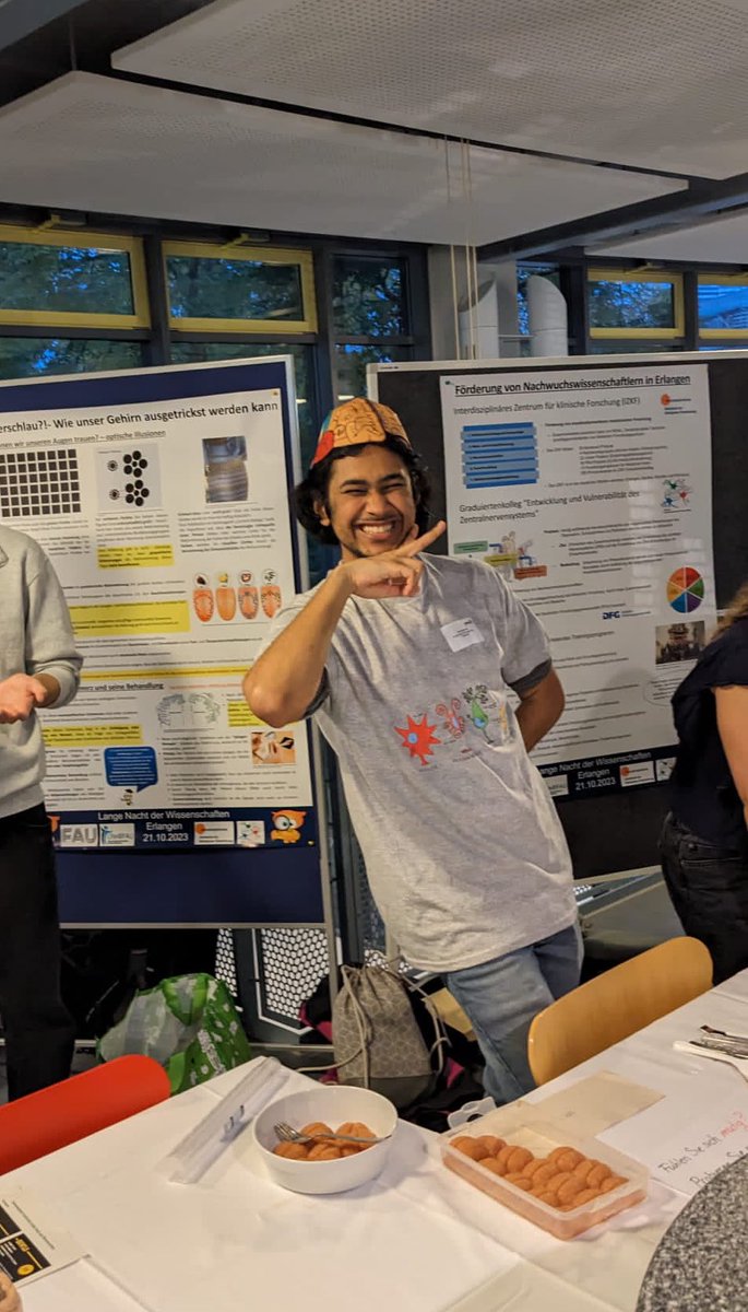 ali_asgher_ali's tweet photo. Wonderful time at the @grk2162 Neurodevelopment and Vulnerability of the #CNS at the #LNoS #LNdW23! Wonderful to see so many age groups curious about #neuroscience at #FAU.
Thank you to @Veronika_Sig and Sarah Frank and here’s to inspiring more young scientists! https://t.co/NYwcjYXxoT