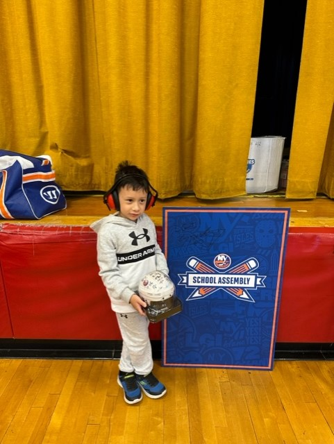 Thank you <a href="/NYIslanders/">New York Islanders</a> for a great assembly on teamwork and healthy choices. The students at Rhame had a great time!