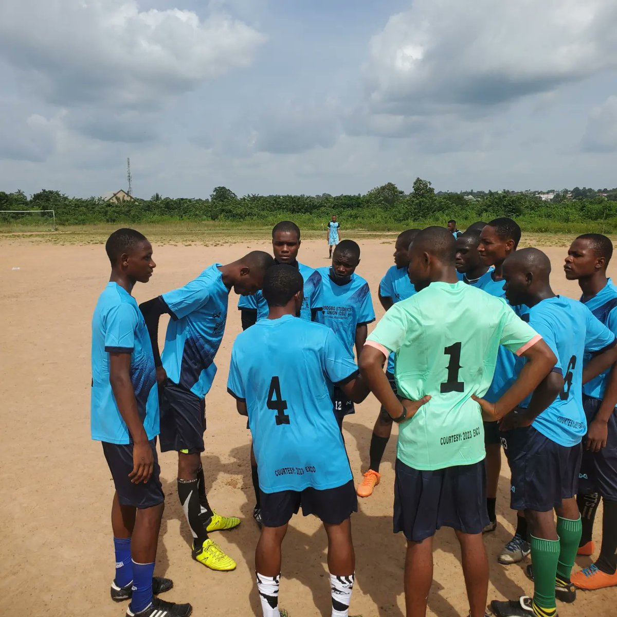 Earlier today, I led the ONSU Team to a friendly match with Ejigbo student body &amp; as a mother body, we gave them the honour to win in their home so, with a close margin, they won 2:1

I'm also pleased to be the President that will reinvigorate our National Team after many years.