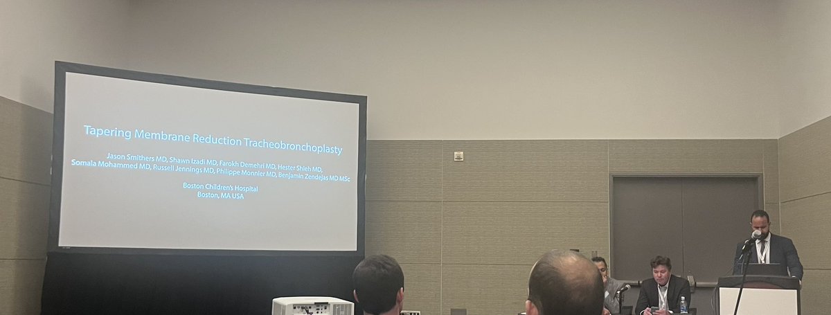 Ben Zendejas (@benzendejas) on Twitter photo #ACSCC2023 <a href="/ShawnIzadi/">Shawn Izadi, MD MPH</a> <a href="/BCHPedSurg/">BCH Department of Surgery</a> <a href="/TbmCure/">Cure TBM Foundation (Tracheobronchomalacia)</a> great talk on our new tapering tracheoplasty for tracheomalacia with wide posterior membrane #ACSCC2023 <a href="/ShawnIzadi/">Shawn Izadi, MD MPH</a> <a href="/BCHPedSurg/">BCH Department of Surgery</a> <a href="/TbmCure/">Cure TBM Foundation (Tracheobronchomalacia)</a> great talk on our new tapering tracheoplasty for tracheomalacia with wide posterior membrane