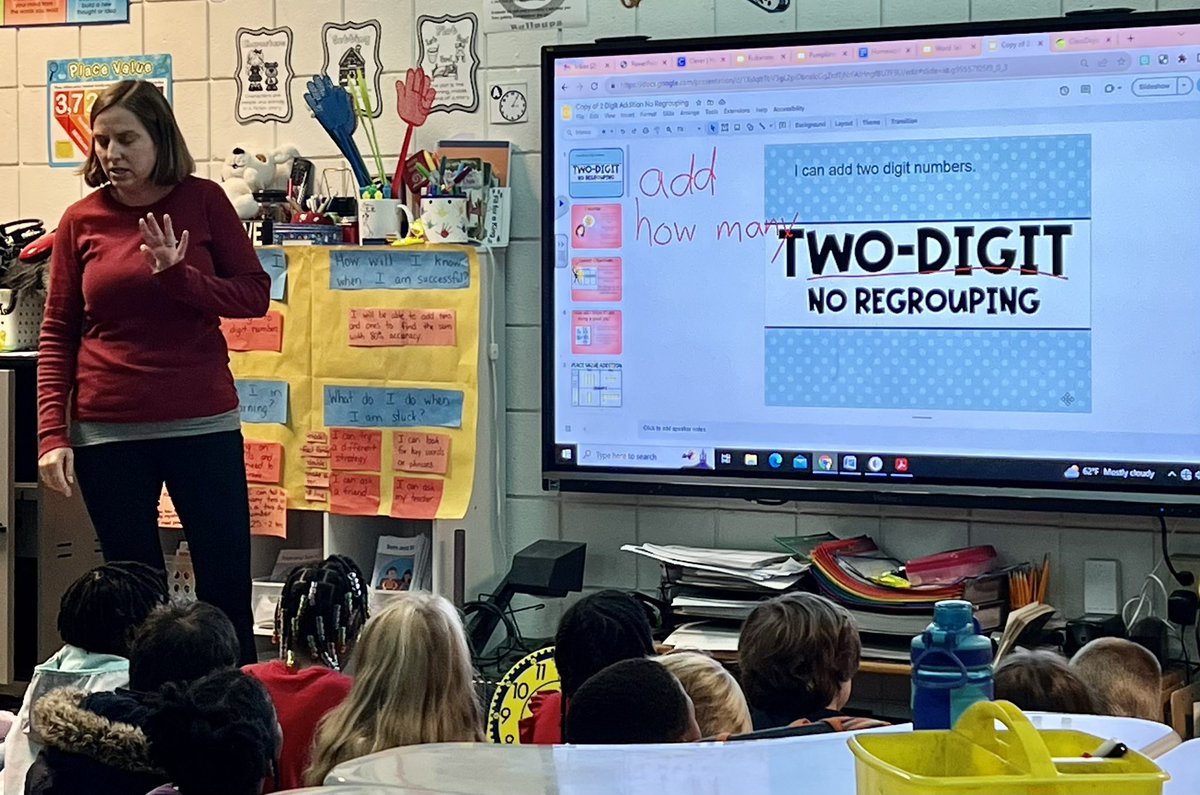 CarlenaSheeran's tweet photo. Math walkthroughs @NHESBullpups with @DenningSavannah from @GRRECKY result in great math discussions of our mathematical practices! 🔢🧮 #HCSBetterTogether #Math #FoundationalNumeracyTeam #GRRECKY https://t.co/0EyKv8iYrk