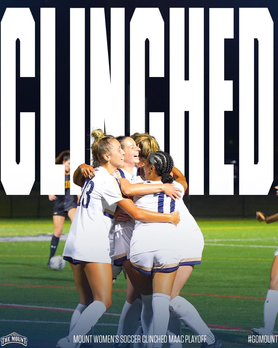WE ARE IN!!!!
Home vs Niagara this Sunday.
MAAC Quarterfinals
BE THERE!!
#GoMount