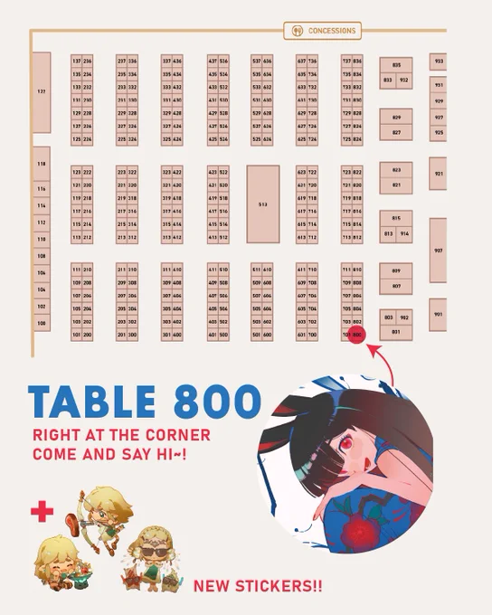 I'll be doing two events this year, but otherwise, most likely place I'll be is at the table or in the Exhibitor's Hall