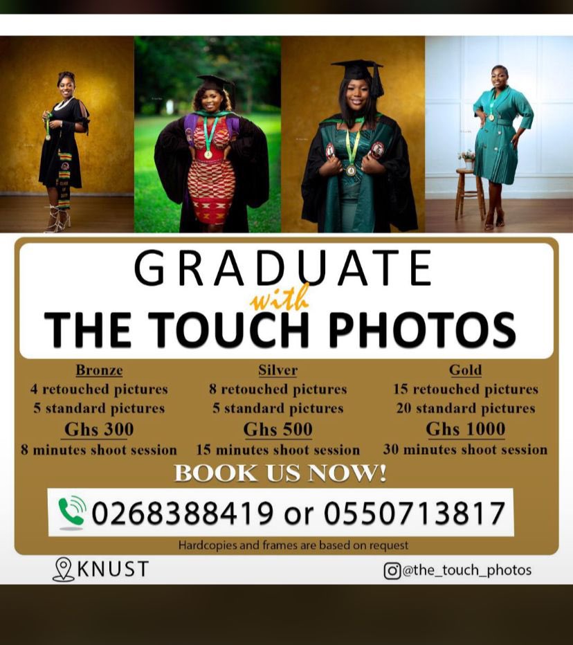 JAguze's tweet photo. If KNUST says they won’t allow me to recreate these beautiful images on campus we’ll do it in our studio just next to Laud K pharmacy at Ayeduase 😁💃🏼 https://t.co/gW2SxFqo13
