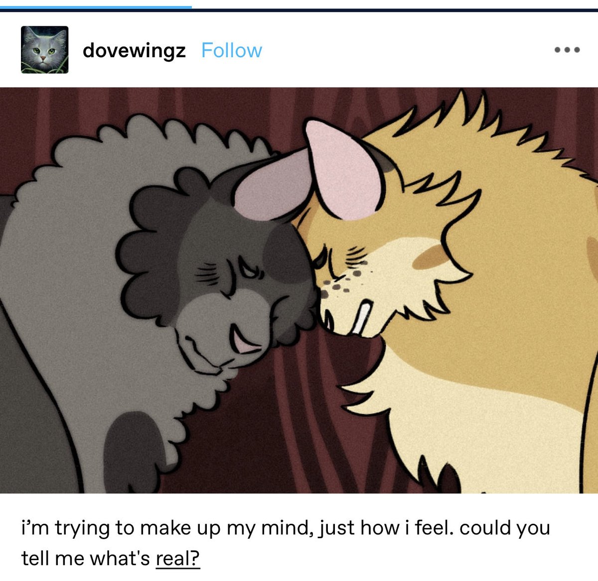 rootshadowyaoi's tweet photo. artist in photo
:(
#rootshadow #dailyrootshadow #shadowsight #rootspring #warriorcats https://t.co/XNgZd0r3ho