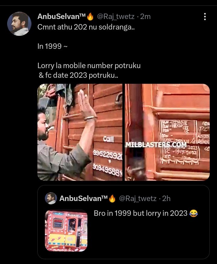 ig_jana23's tweet photo. Ipdilam paatha avnunga time travel panni dhan da padam edukanum ...Avpl 🤡🙏
#Leob https://t.co/FHkOxZWwOd
