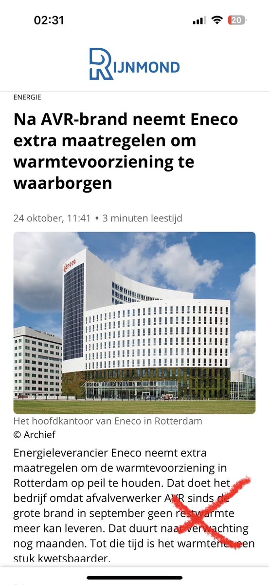 Reeshofwarmte's tweet photo. Beste @RTV_Rijnmond de AVR heeft nog nooit #restwarmte geleverd aan het warmtenet… stop de greenwashing!! In Rotterdam draaien de warmtenetten niet op een restproduct maar op afgetapte deels fossiele energie, niet duurzaam en niet toekomstbestendig!! https://t.co/1NxEeOP8Pc