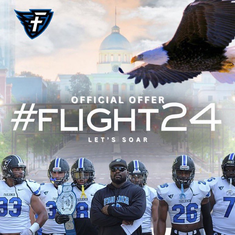 BraxtonBerrey17's tweet photo. Blessed to receive an offer from @FaulknerFTBL! @CoachJoshEv18 @Coach_Azavion @STJ_FB https://t.co/7wNxBVmQD8