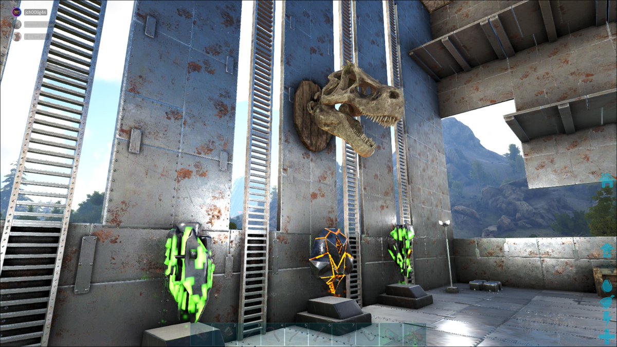 jch00lig4n's tweet photo. I would've liked to play more on this series, but it was time. My @sl1pg8r tribute build wrapped up, and of course some shenanigans were had as well. Onward to @survivetheark 
#ARKSurvivalAscended #playARK #stuffnthings https://t.co/4H8gqNOZ7K