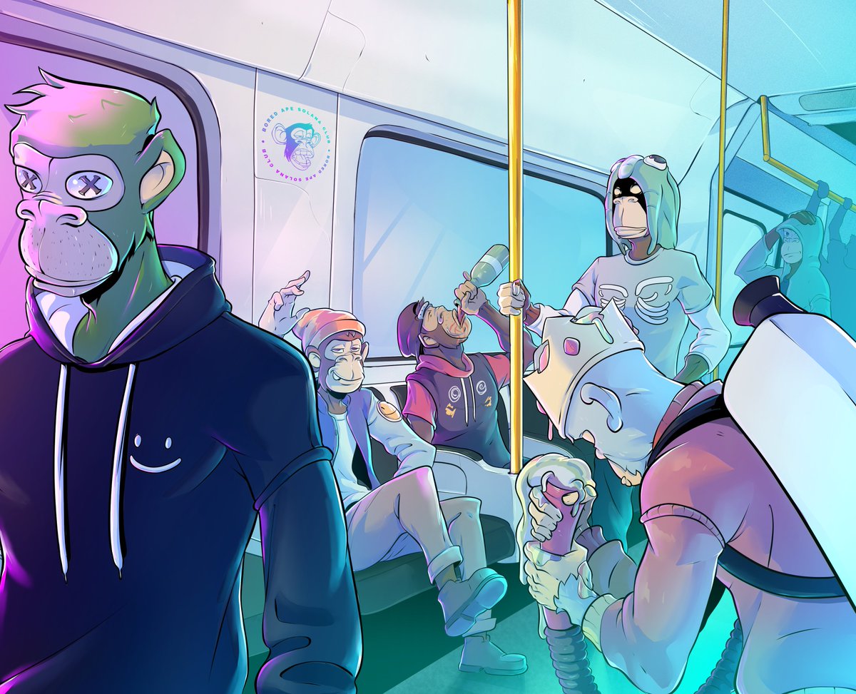 BoredApeSolClub's tweet image. Who is showing up on mint day?

A thread on @BoredApeSolClub 🧵