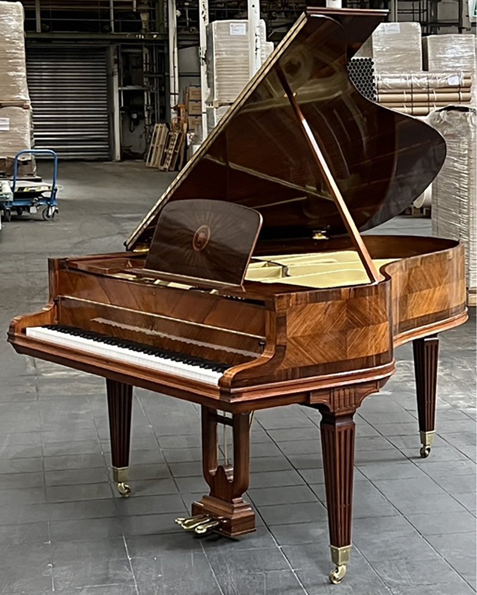 KBPianoForte's tweet photo. #Unique Art Case #Gaveau #Grand #Piano
Fully restored. Sun Burst Design.
Legs in Louis XVI. #Unique Art Case, Paris, 1940ties
High Gloss #French_Polish.
https://t.co/LCVLZFC0vZ
#KlinkenbergPianoforte #germany  #artcase #پیانو #klavier #Ettlingen #Grand_Piano #unique #klavier https://t.co/RdXnEXb4wY