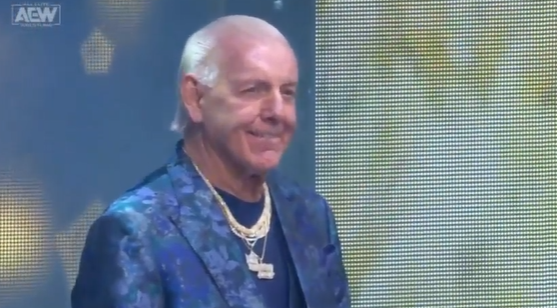 NO FCKING WAY!!! RIC FLAIR IS ON #AEWDynamite !!!