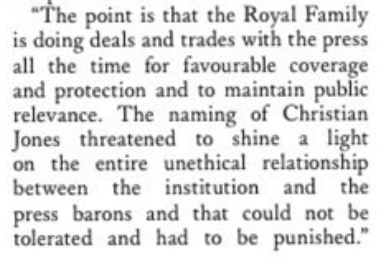 nomoremonarchs's tweet photo. #BylineTimes source explains why 'king' Charles wanted #Harry to remove Christian Jones's name from his legal action
#ThatFamily #invisiblecontract #PalaceSourcesSay #HarryandMeghan #NotMyKing #DanWoottonExposed #PrinceWilliamExposed #KingCharlesExposed #AbolishTheMonarchy https://t.co/pruNowBes4