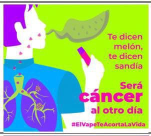 Los sabores artificiales que se utilizan para el vapeadorno son amigables con el cuerpo humano. Contienesustancias tóxicas, plásticos y nicotina. 
#DejaloYa
#ElVapeTeAcortaLaVida
#COPRISEH