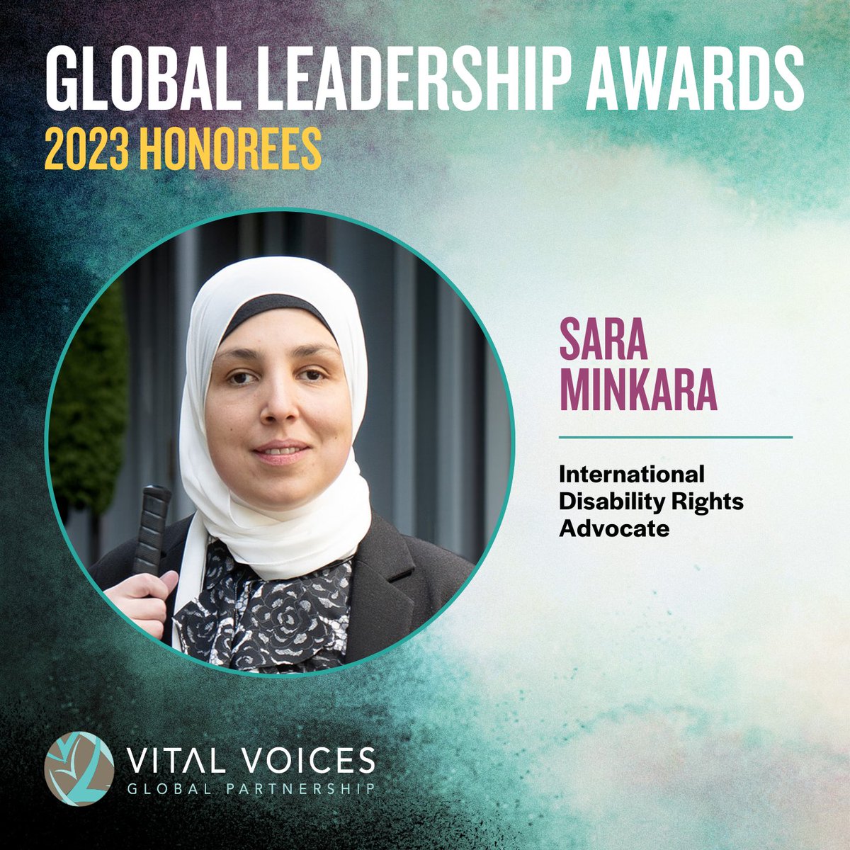 Congratulations to Global Leadership Award Honoree U.S. Special Advisor Sara Minkara! Minkara is a pioneering advocate for inclusivity and the rights of people with disabilities. Watch Sara's honoree film here: youtu.be/BgHIE3N2vOE?si… #globalleadershipawards #powerofpossible