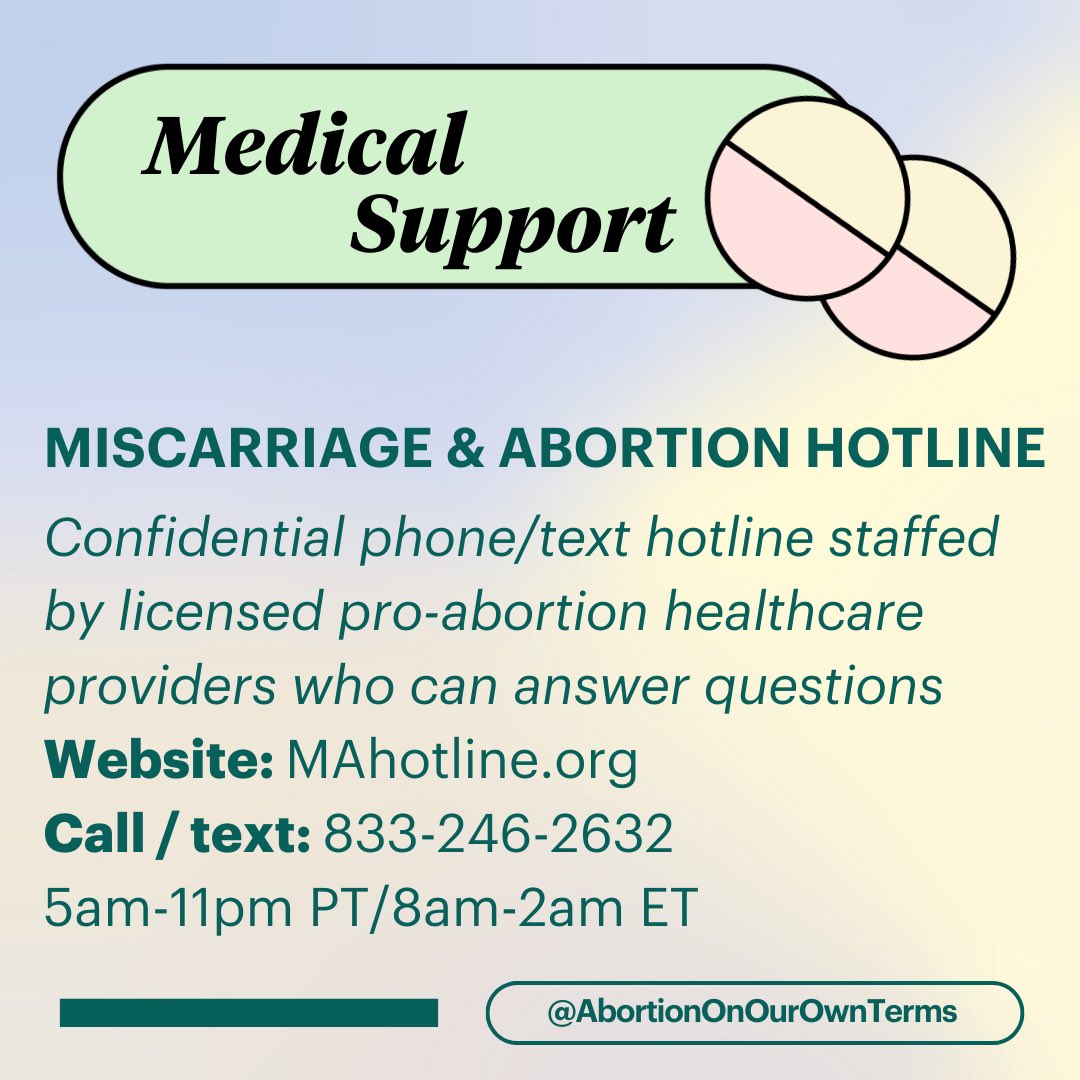As we've seen time & time again, Black & Brown ppl, immigrants, ppl struggling to make ends meet, trans & non-binary folx are most at risk of jail time for obtaining abortions. Knowledge is power & here's where you can learn more about #SelfManagedAbortion @AbortionOOOT