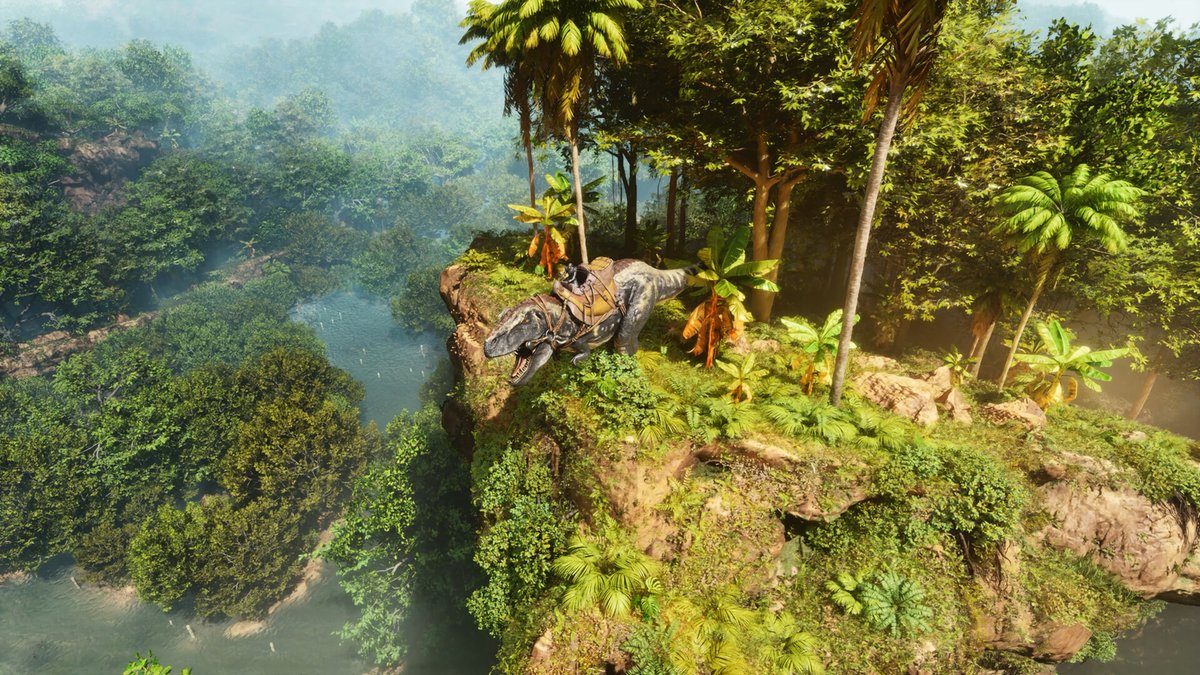 gamespark's tweet photo. 人気恐竜サバイバルリメイクPC版『ARK: Survival Ascended』早期アクセス開始は本日26日10時半から11時半頃！
https://t.co/KBzfYzxaSl https://t.co/EZN1cmGoAg