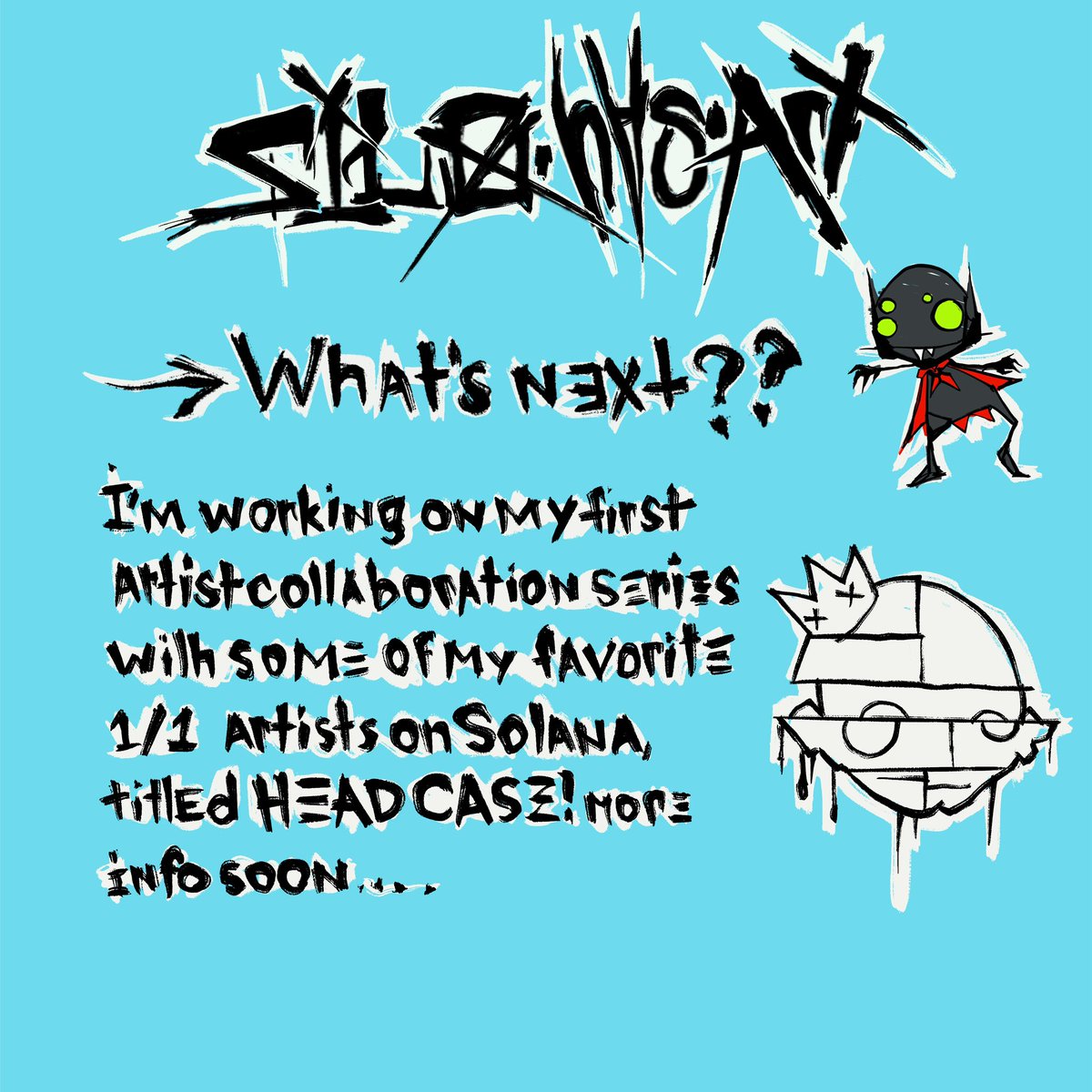 siloHasArt's tweet image. #HEADCASE