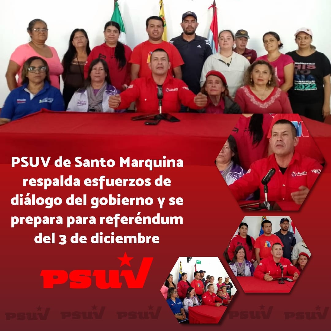 tabaypsuv's tweet photo. @PartidoPSUV del municipio Santo Marquina del estado #Mérida, este miércoles #25Octubre en rueda de prensa respaldó de manera unánime los esfuerzos de diálogo del Gobierno Bolivariano que lidera el presidente @NicolasMaduro 
 #ConElMazoDando  #AsíChillesOPataleesNoVas https://t.co/GRwZ6gBnkQ