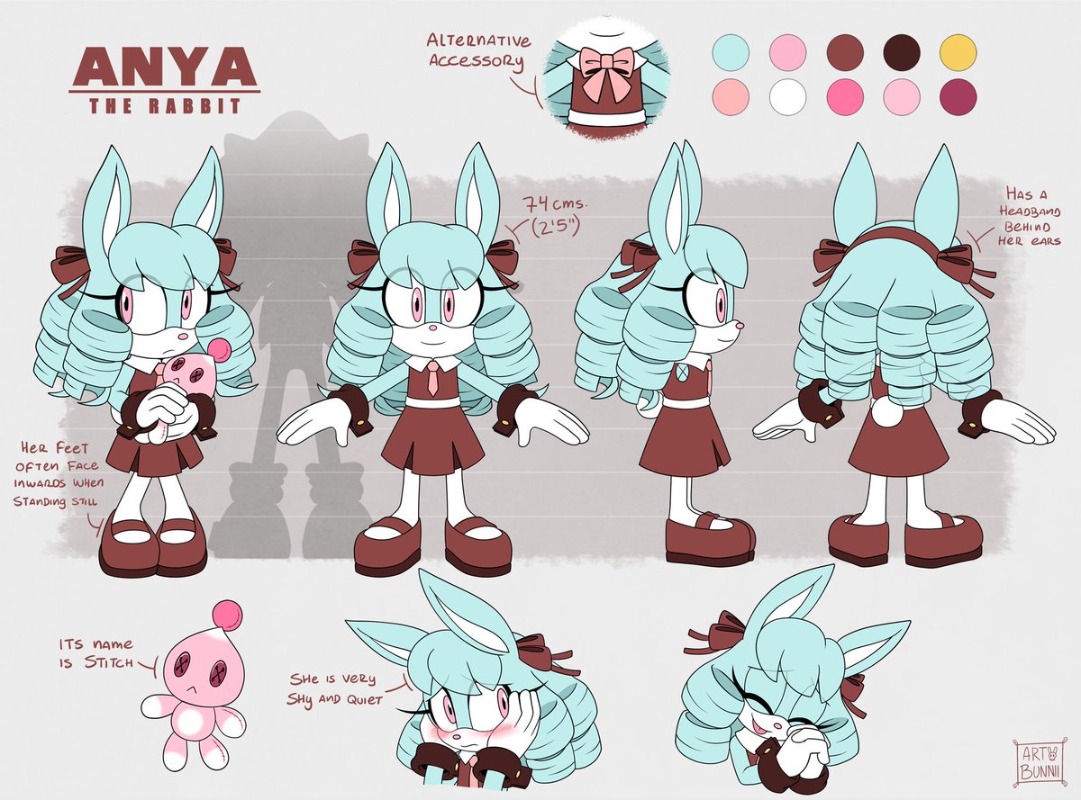 ItzWizlol's tweet photo. Finally sharing Anya's updated ref sheet! 🩵

Courtesy of @/ArtBunnii! 
#SonicOC https://t.co/I0BOu9VtIP