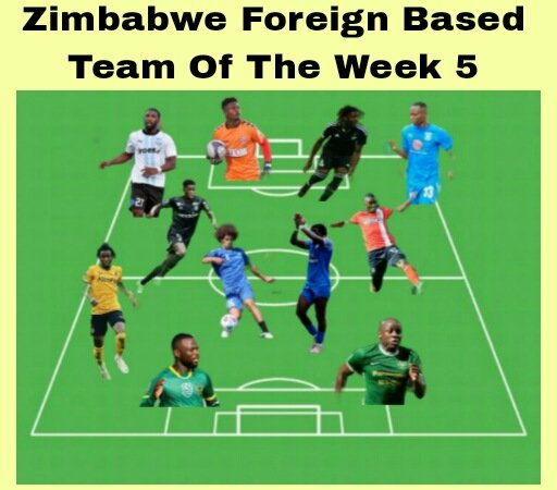 Delayed, But Finally Here. Our Foreign Based Team Of The Week-5 👏🇿🇼💪 1-Tatenda Mkuruva 2-Tendayi Darikwa 3-Ocean Mushure 4-Munashe Garananga 5-Nyasha Munetsi 6-Marvelous Nakamba 7-Tawanda Chirewa 8-Jonah Fabisch 9-Nyasha Mushekwi 10-Abubakar Moffat 11-Knox Mutizwa #ZFB #TOTW