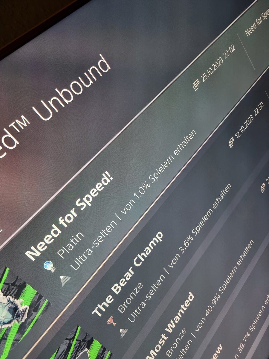 nilskern17's tweet photo. Erfolgreicher Abend: CL gucken und eine Platin lösen. 👌
#NfSUnbound als Spiel ist zwar ok (coole Spielwelt, nette Grafik, aber lächerliche Story und 0 realistisch), aber die Platin sehr frustrierend (speziell die Online-Trophys). Daher nur 5/10 von mir. Vorsicht! 😉
#KernGames https://t.co/JapxLdZzGJ