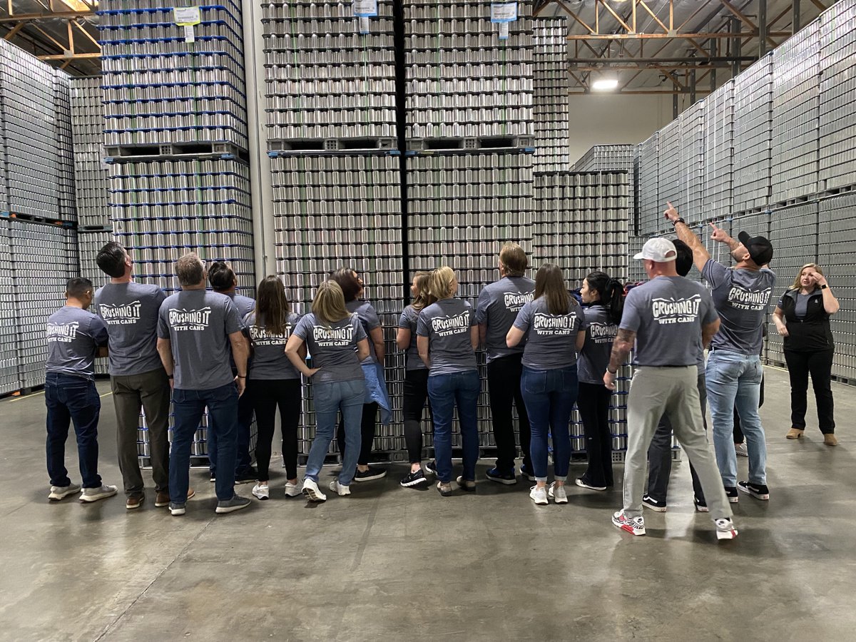 We are Crushing It with Cans this week with continuing education for our Sales Representatives. We’re all about having the expertise our customers need to find the perfect solution for their business!  #CustomerFirst  #Saxco #Cans #ProductExperts