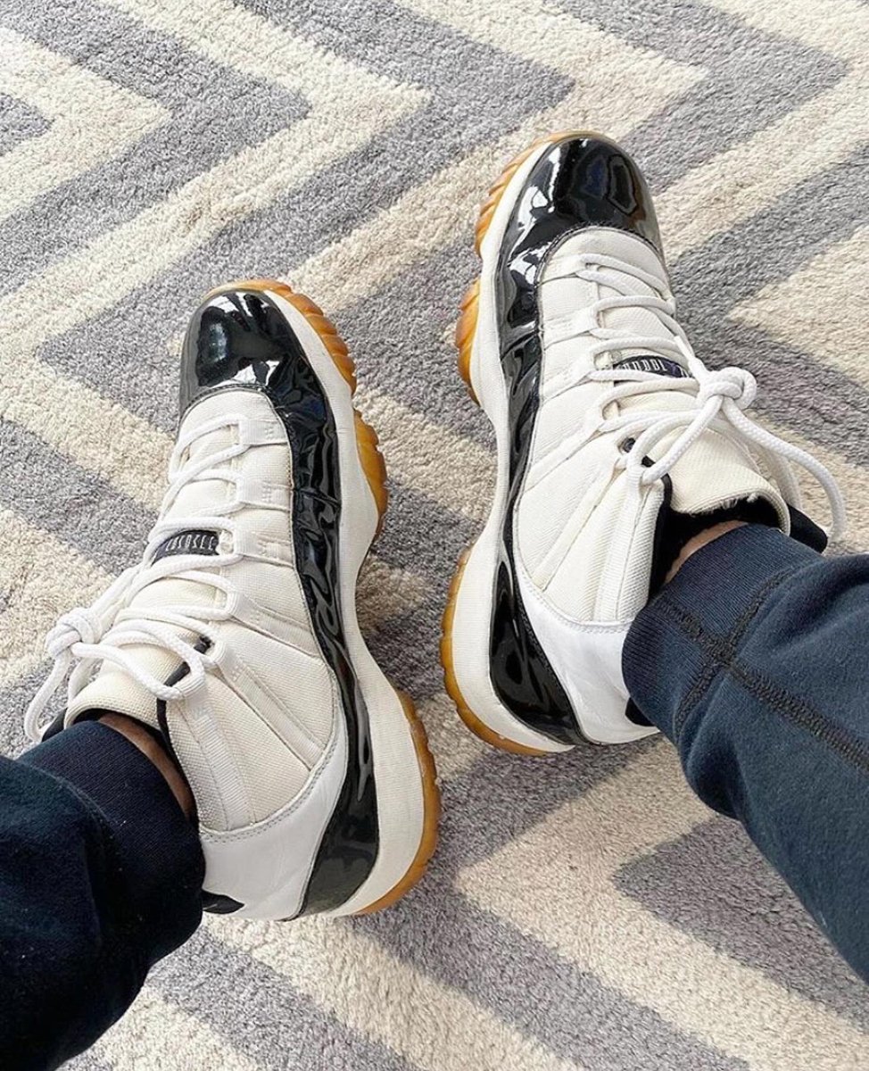 The Air Jordan XI Concord retro dropped 23 years ago today. Still have my pair 🤩.