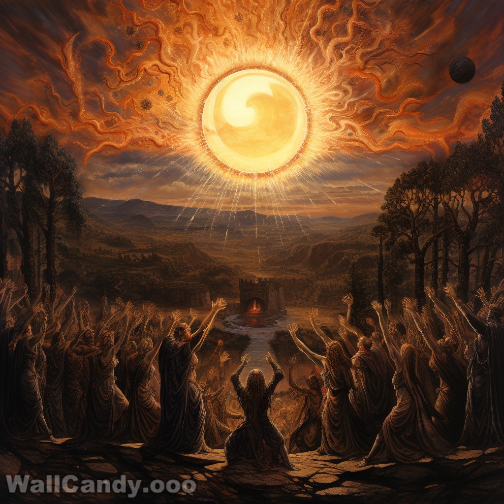WallCandyOOO's tweet photo. Praise the Sun!

#sun #sunworship #pagan #ai #art #midjourney #midjourneyai #aiart #digitalart #aiartcommunity #digitalillustration #artist #aiartwork #midjourneyart #digitalpainting https://t.co/vGHokJl6F2