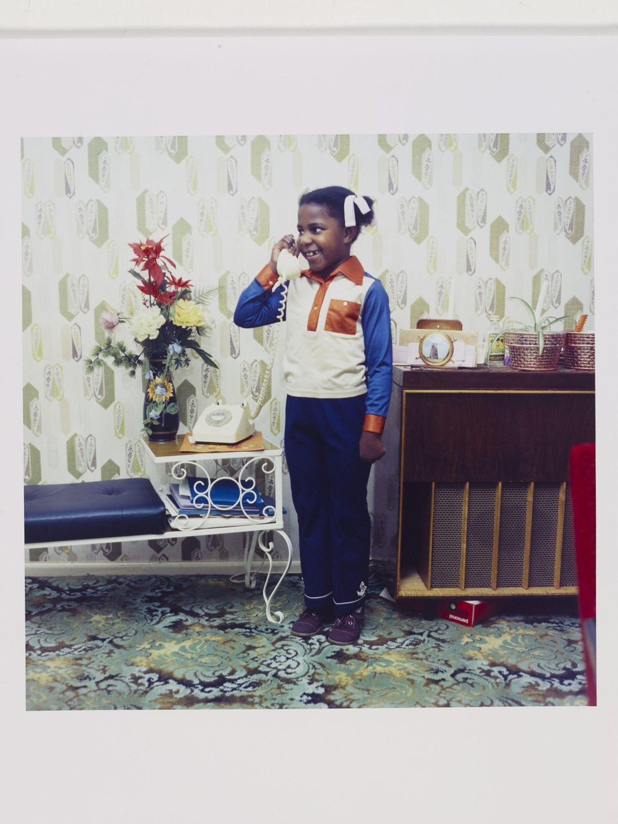 rootsdeh's tweet photo. British-Jamaican photographer Neil Kenlock photographed a number of subjects across London in their homes. Images like this were taken to send back to relatives in the Caribbean to show settlement in Britain. https://t.co/wFKJFZyYKc