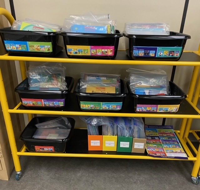 Our book-cart is ready to roll. Thank you ⁦<a href="/MissJoyceOCSB/">𝕃𝕚𝕤𝕒 𝕁𝕠𝕪𝕔𝕖</a>⁩ for setting our ⁦<a href="/ConventGlenOCSB/">Convent Glen Catholic School</a>⁩ students up for reading success. ✅