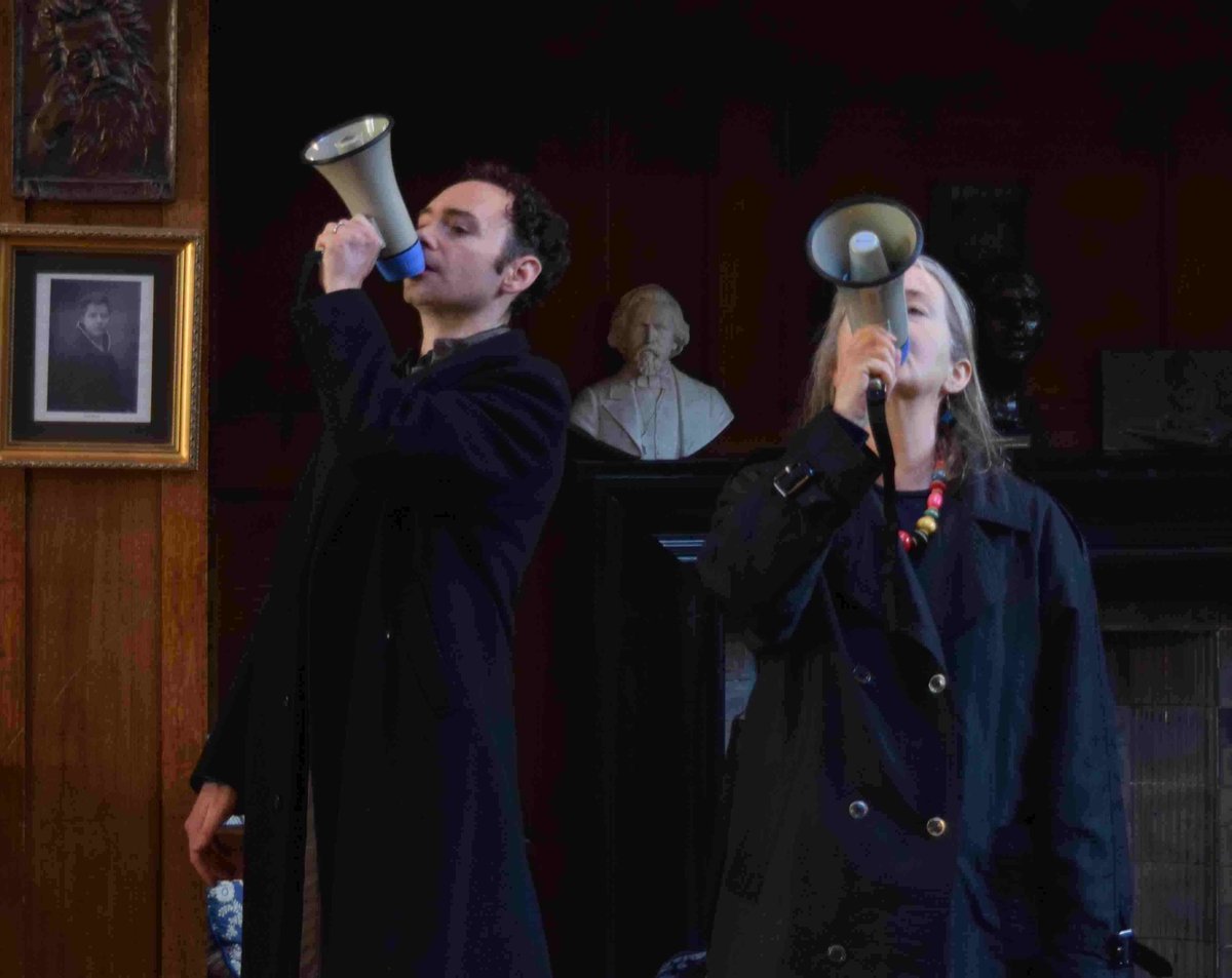 <a href="/francesmlynch/">Frances M Lynch</a> and Laurence Panter in rehearsals <a href="/ConwayHall/">Conway Hall</a> for
Flowers of the Seasons: Politics, Power &amp; Poverty
Fri 27 Oct 2023 · 7:00pm
Tickets tinyurl.com/52aw9nnt

#HeritageFund #NationalLottery #HeritageIsOpen <a href="/HeritageFundUK/">The National Lottery Heritage Fund</a> #Youtube
#londonmusic #livemusic #london