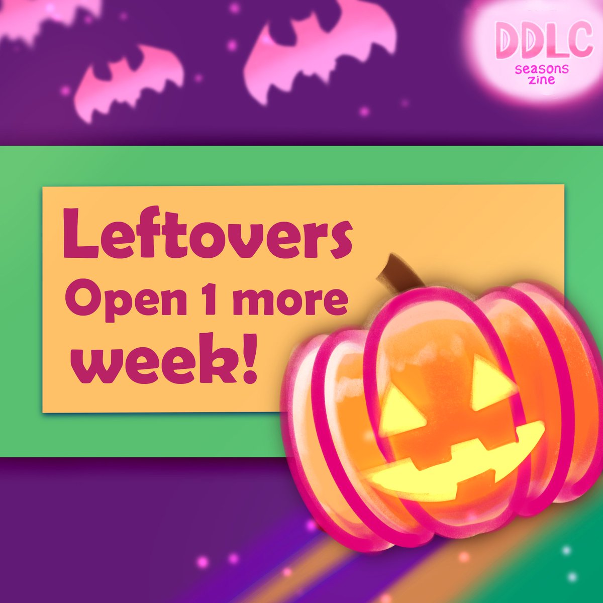 hivezines's tweet photo. 🎃 Just one more week left to get yourself a copy of "Here is a Brighter Garden", a #DDLC / #DokiDokiLiteratureClub zine all about seasons! Once the shop is closed, it will not be opened again!

🛒🔗👇 https://t.co/HTFM1Lx3xY