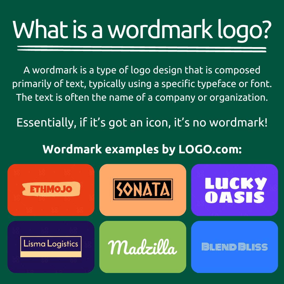Words thrive in an uncramped design, and that is the beauty of wordmark logos 🌟 Think Google, LinkedIn, and Facebook — the website giants all have 'em!

Create a wordmark logo with LOGO.com and watch the simplicity of your design shine: bit.ly/492m7Od