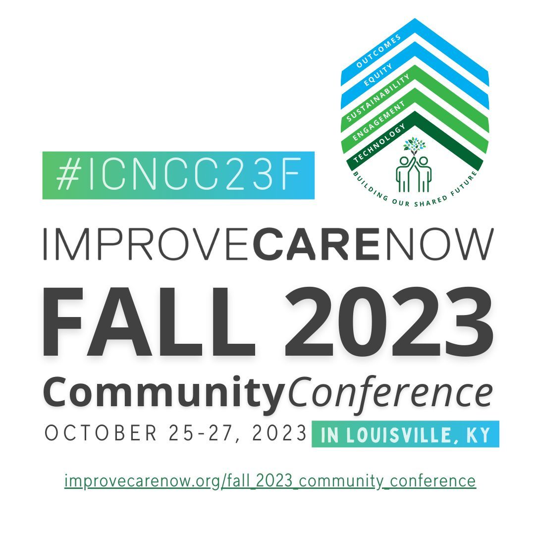 ImproveCareNow's tweet photo. Hello, Improvers! Welcome to #ICNCC23F 💚 💙

#️⃣ #ICNCC23F
@healthhashtags 🔗 https://t.co/QdVuzPhkKn  
Twitter/X List 🔗 https://t.co/ozNBz93w5q  
🙏  RT/share/❤️

#ImproveCareNow #CommunityConference #BuildingOurSharedFuture #AllTeach #AllLearn https://t.co/dyRSycP5mQ