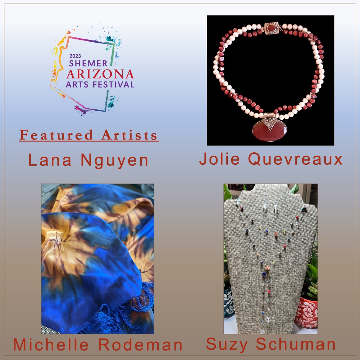 We’re quickly approaching one week until the Shemer Arizona Arts Festival, an art-shopping event you must attend on Sat Nov 4 &amp; Sun Nov 5!

For more details, use this link:
shemerartcenter.org/2023-shemer-ar…